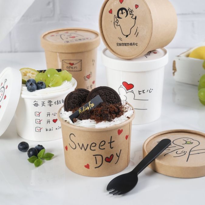 円形使い捨て容器