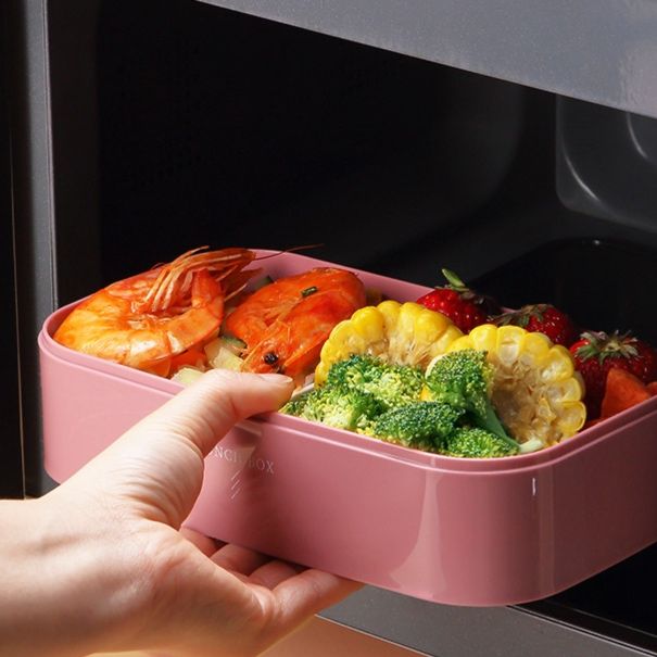 密閉式二段弁当箱