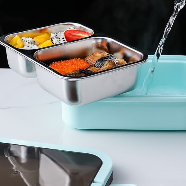 多層仕切り付き保温弁当箱