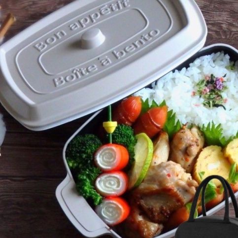 長方形密閉式レンジ対応弁当箱