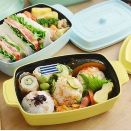 長方形密閉式レンジ対応弁当箱