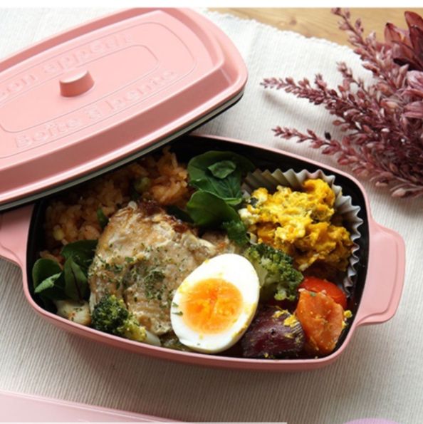 長方形密閉式レンジ対応弁当箱