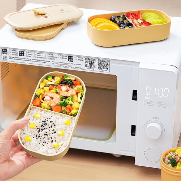 電子レンジ対応２段式お弁当箱