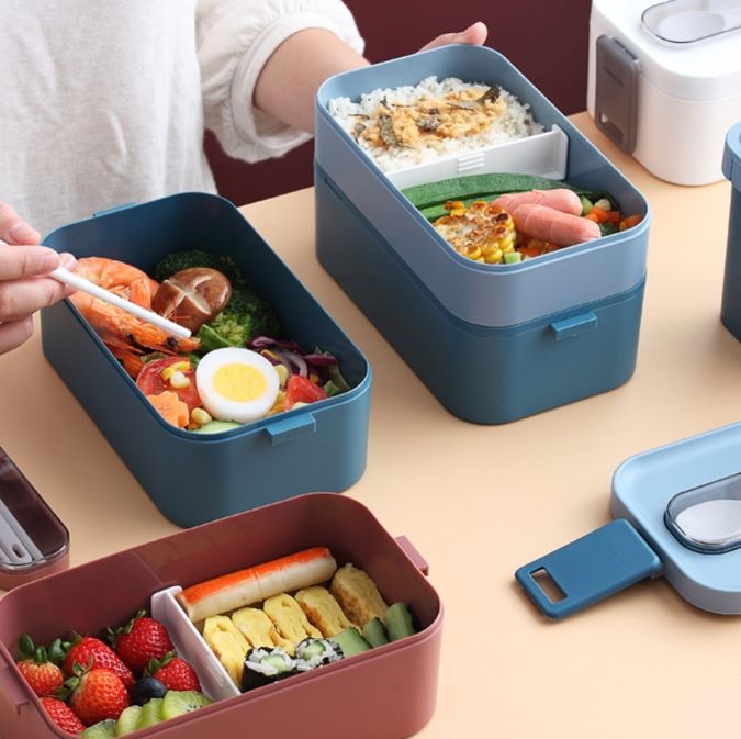 多機能二段式電子レンジ対応弁当箱