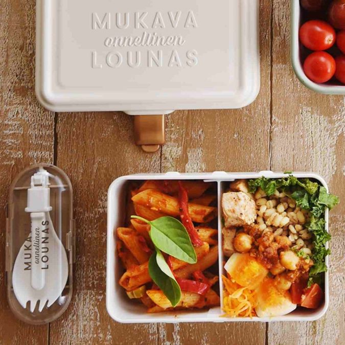 パステル二段式弁当箱