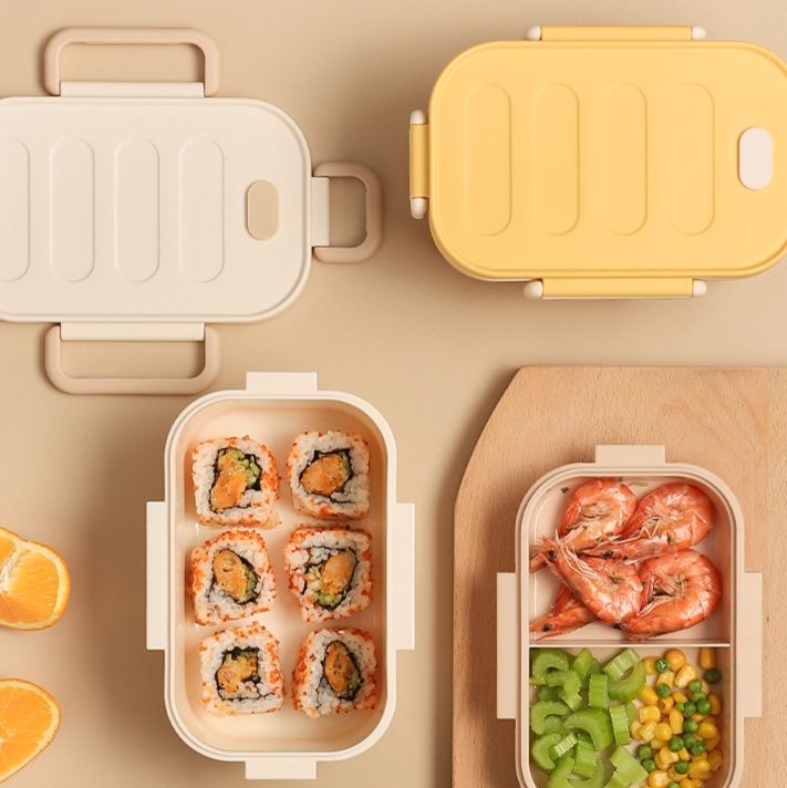 仕切り付き電子レンジ対応弁当箱