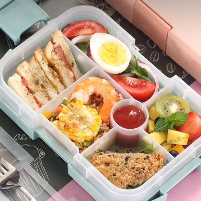 仕切り付きスリム弁当箱