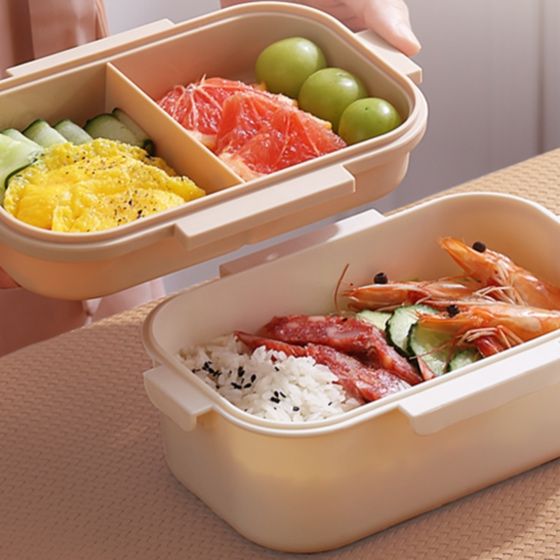 仕切り付き電子レンジ対応弁当箱