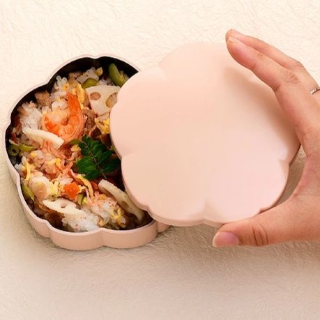 さくら型二電子レンジ対応弁当箱