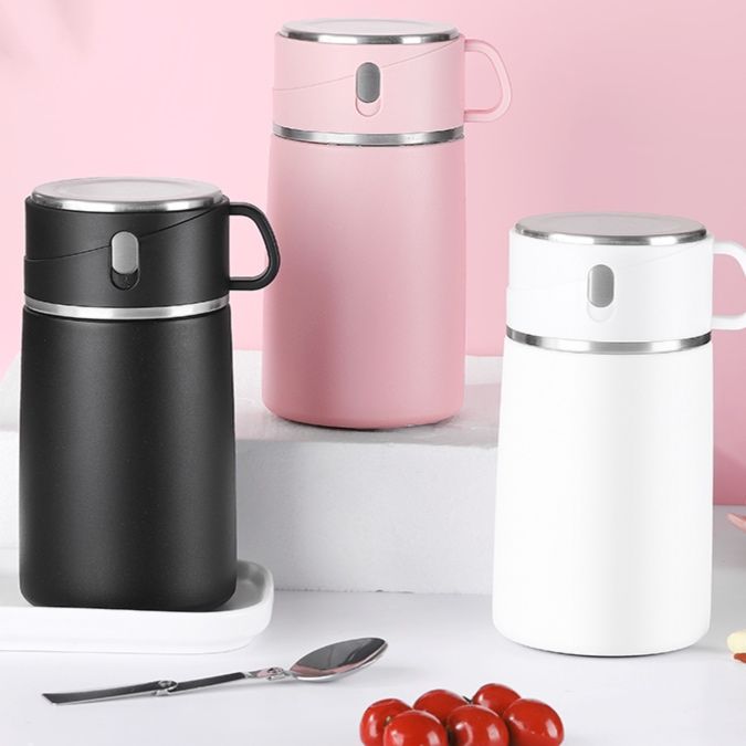 真空保温弁当箱　専用バッグ付き