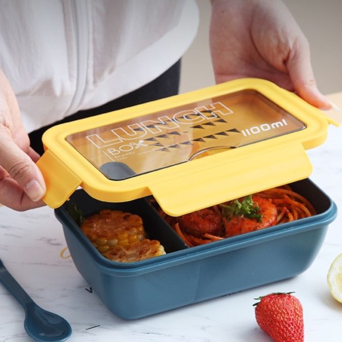 多機能携帯立て付き縦型弁当箱