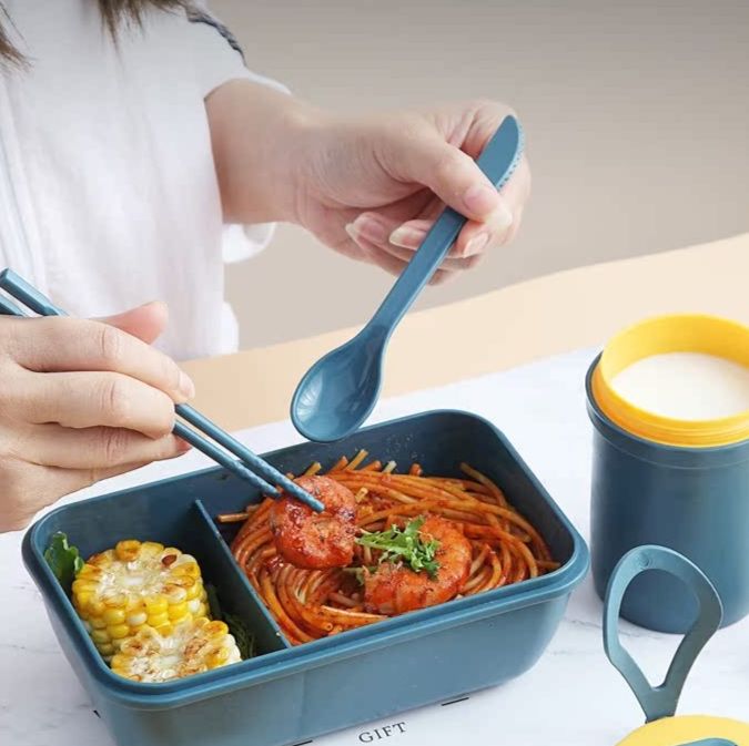 多機能携帯立て付き縦型弁当箱