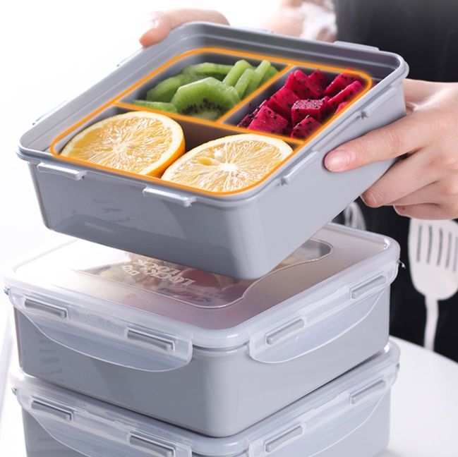 携帯用保温袋付きスリム弁当箱