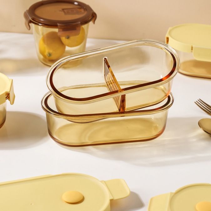 透明ガラス製弁当箱