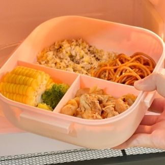 多層仕切り付き電子レンジ対応弁当箱