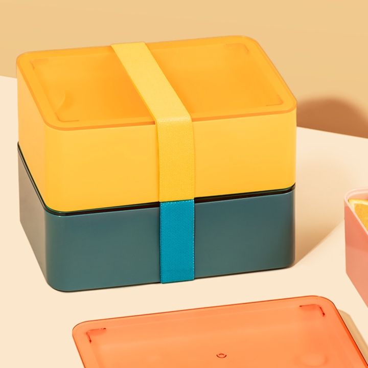 シリコンバンド付き縦型弁当箱