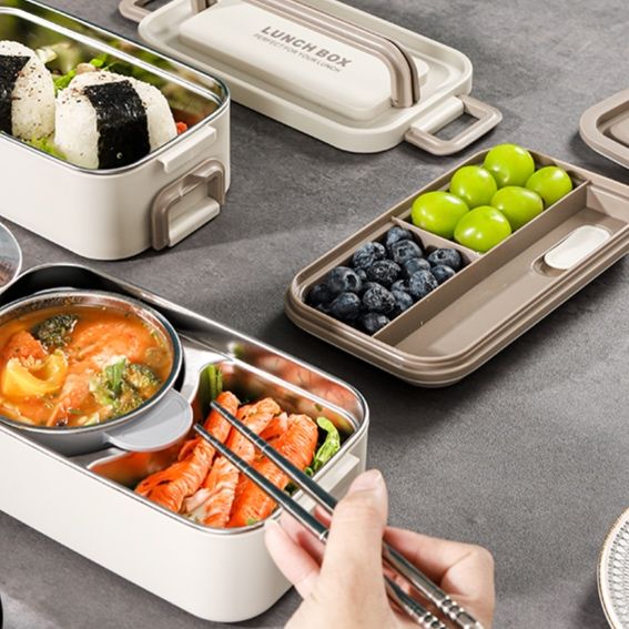 多層式ステンレス保温弁当箱