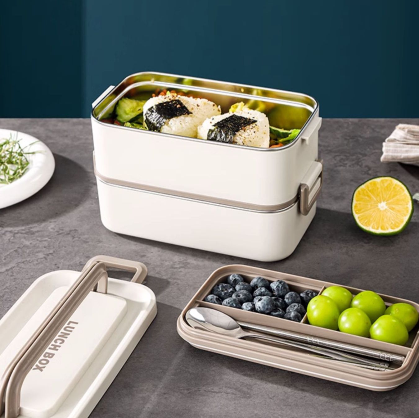 多層式ステンレス保温弁当箱