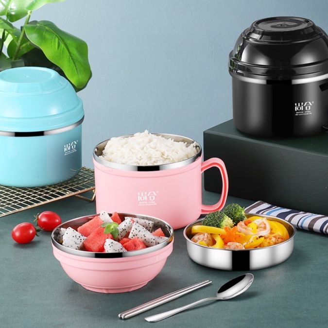 多段式真空断熱保温弁当箱