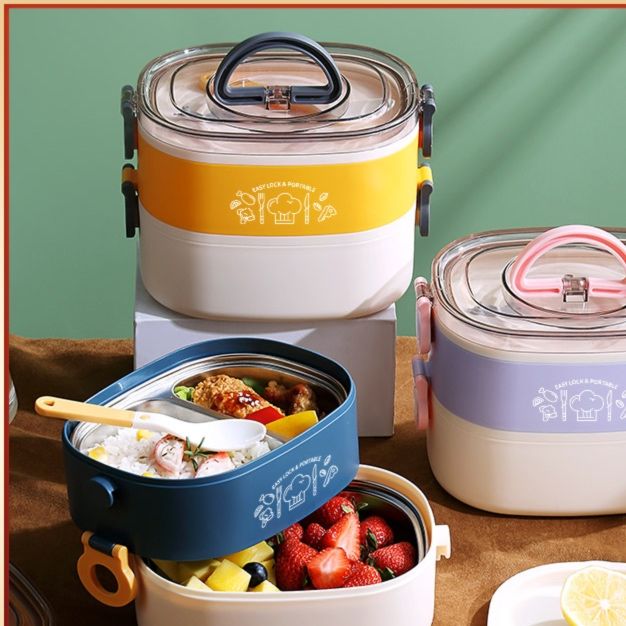 電子レンジ対応保温機能付き弁当箱