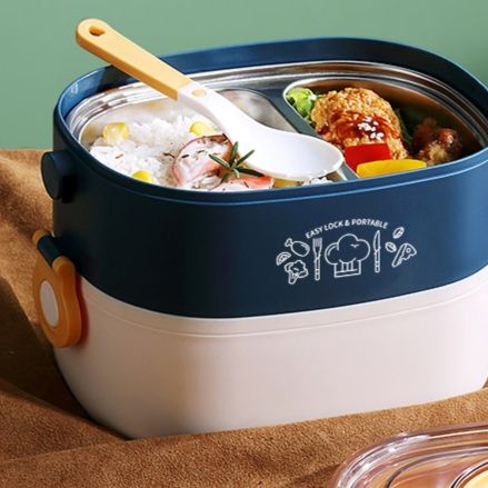 電子レンジ対応保温機能付き弁当箱