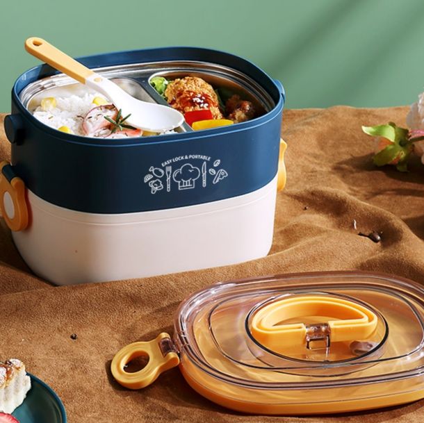 電子レンジ対応保温機能付き弁当箱