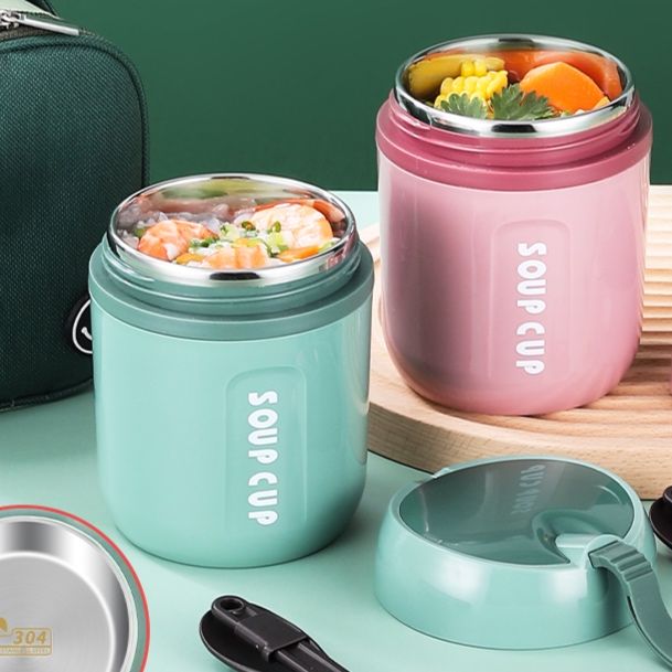 ステンレス真空保温弁当箱