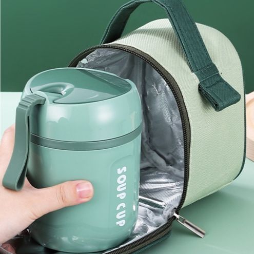 ステンレス真空保温弁当箱