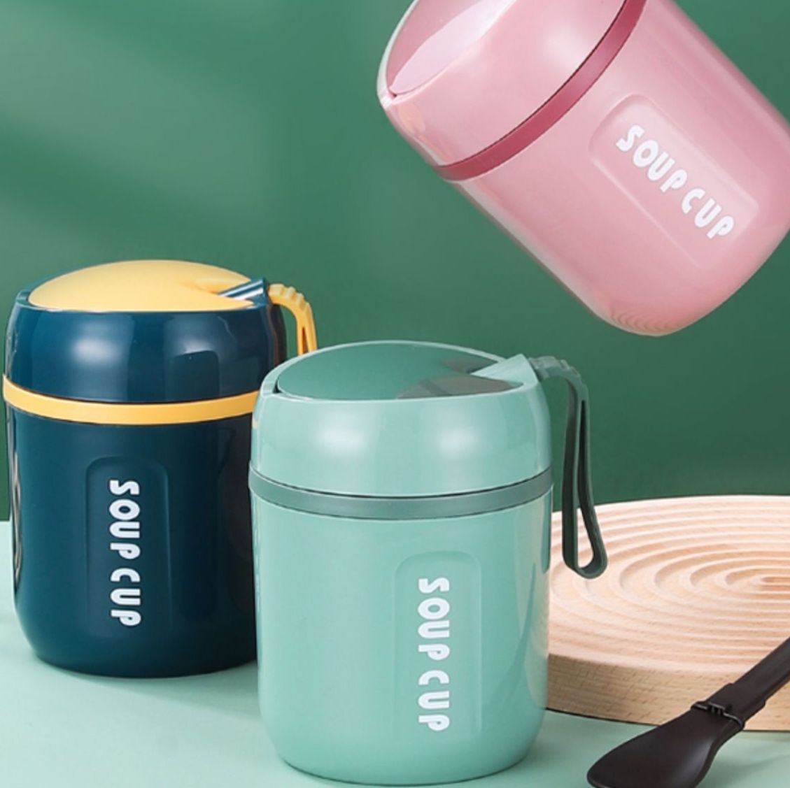 ステンレス真空保温弁当箱