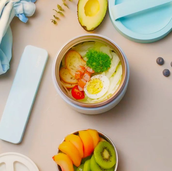 真空丸型保温弁当箱