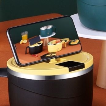 多機能携帯立て付き保温麺用弁当箱