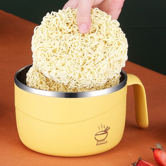 多機能携帯立て付き保温麺用弁当箱