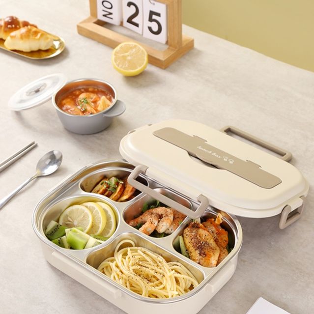 ステンレス製二重構造保温弁当箱