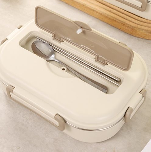 ステンレス製二重構造保温弁当箱