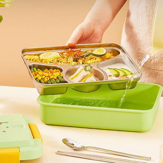 仕切り付き保温弁当箱