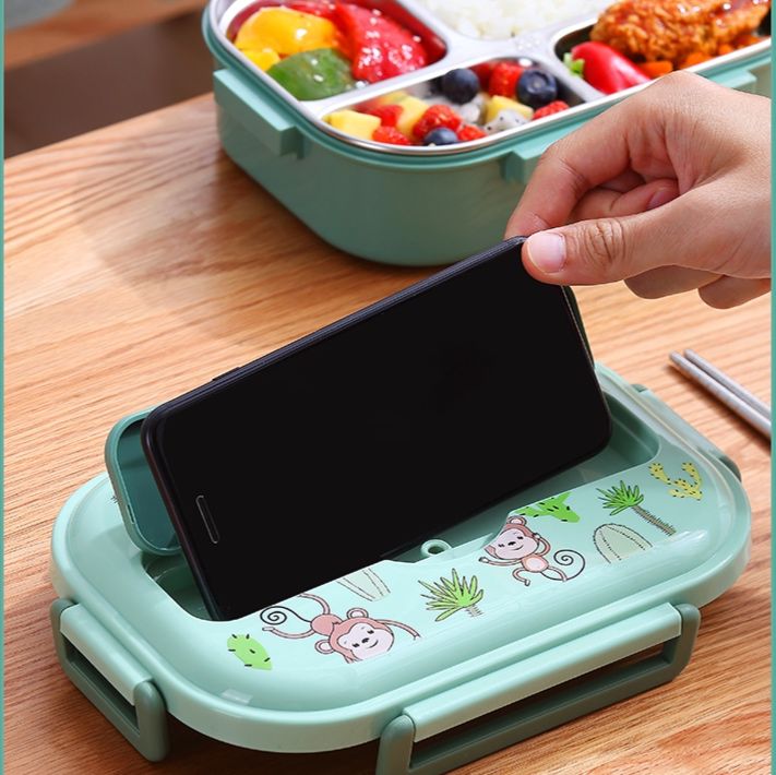弁当箱 多機能仕切り付き密閉保温弁当箱セット