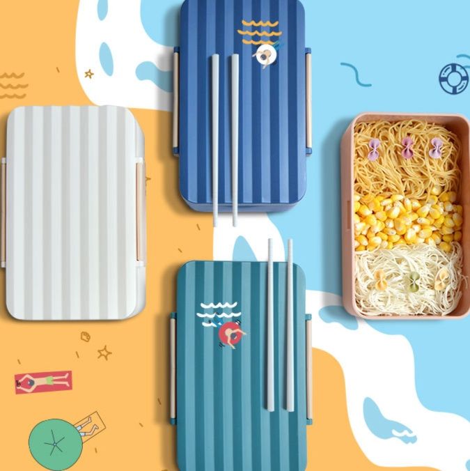 電子レンジ対応スリム弁当箱