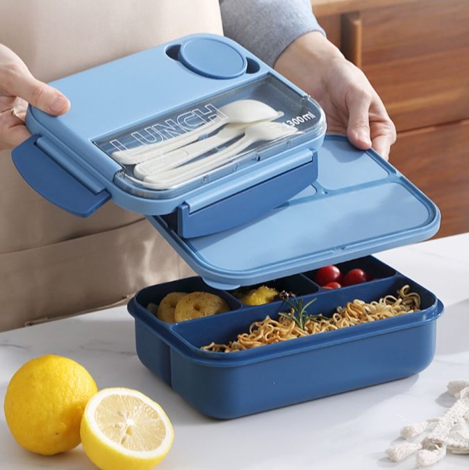 多機能仕切り付きスリム弁当箱