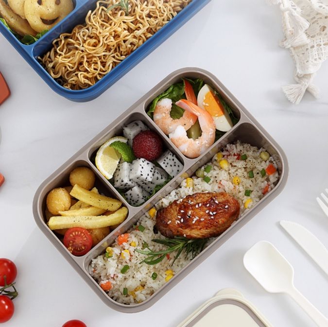 多機能仕切り付きスリム弁当箱