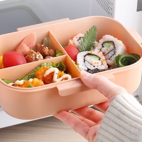 三段仕切り弁当箱