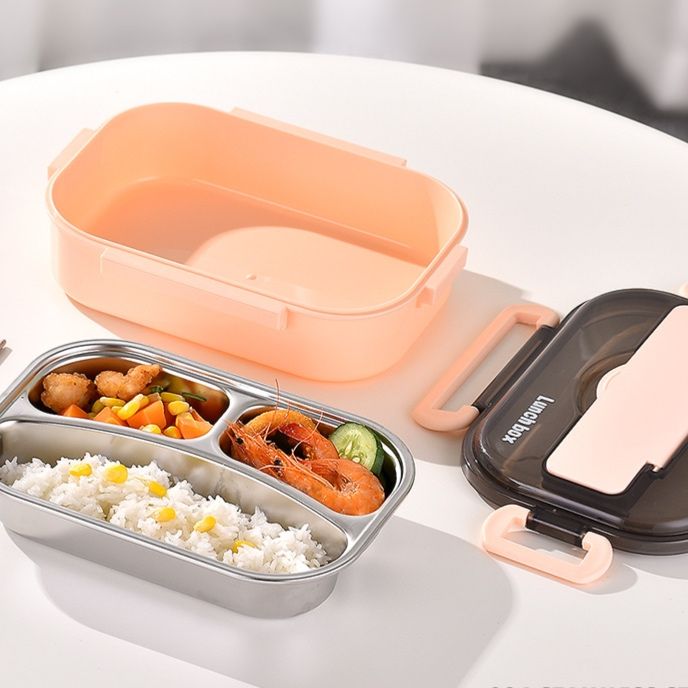 ステンレス製保温ランチボックス