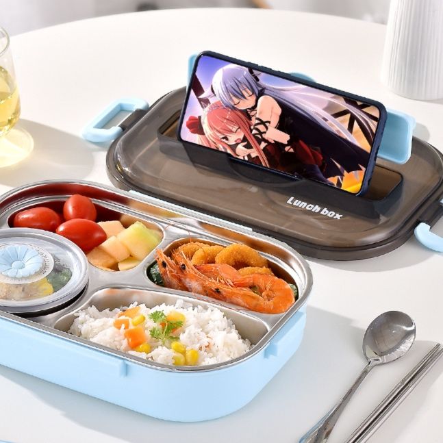 ステンレス製保温ランチボックス