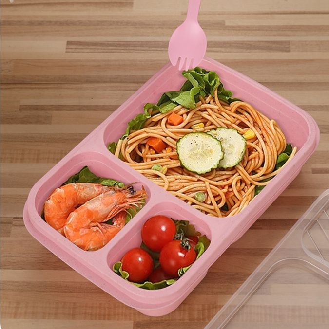 仕切り付きコンパクト弁当箱