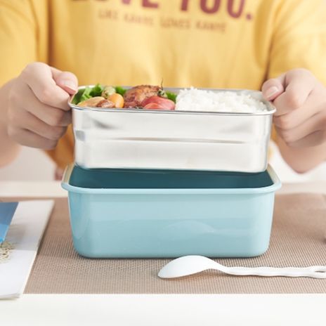 保温二段式縦型弁当箱