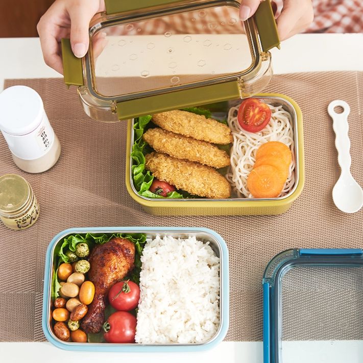 保温二段式縦型弁当箱