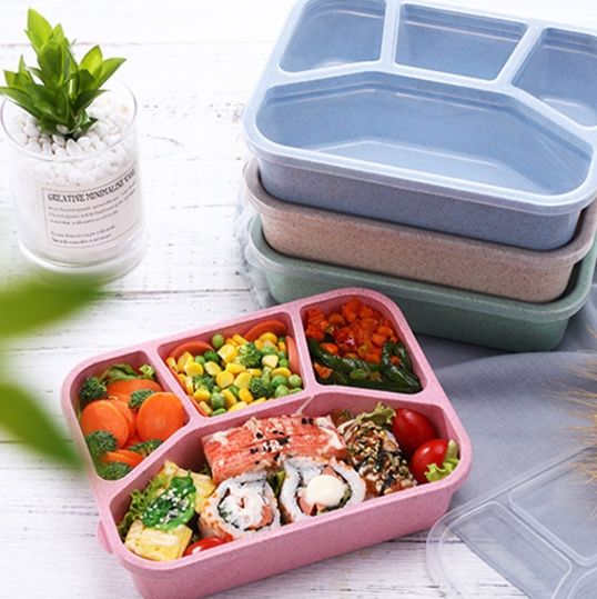 五段仕切り付き多彩おかず弁当箱