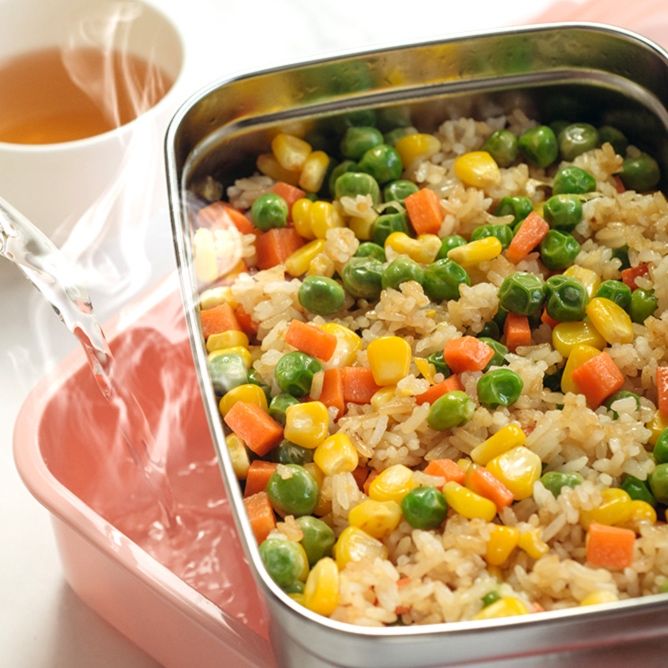 ステンレス製透明蓋付き弁当箱