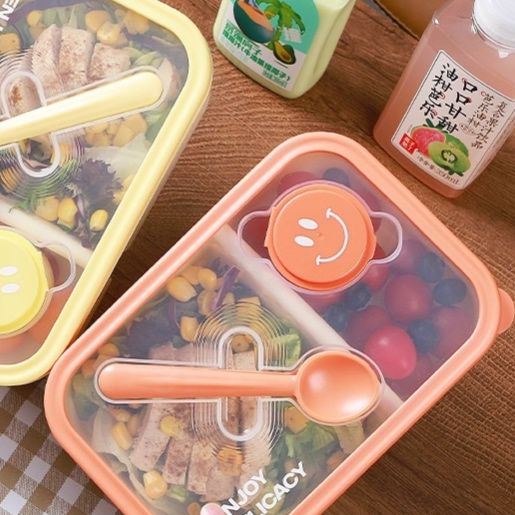 スプーン箸付きレンジ対応弁当箱