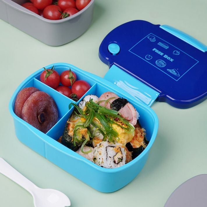 二段式仕切り付き電子調理器対応弁当箱