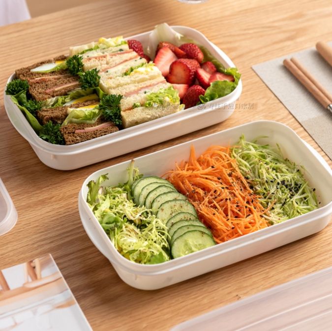 電子レンジ対応仕切り付き弁当箱